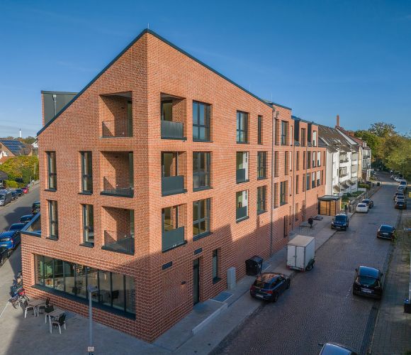 Freytag & v.d. Linde Neubau Wohnhaus Geschäftshaus Ecke Bremen Friedhofstraße