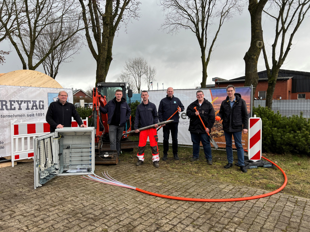 1. Spatenstich GFNW Bösel