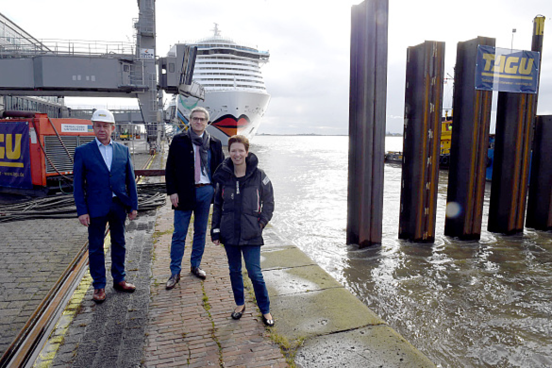 Baustart am Columbusbahnhof: