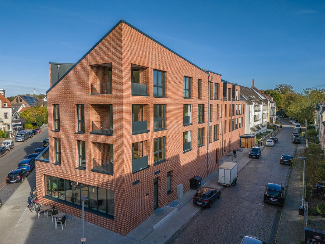 Freytag & v.d. Linde Neubau Wohnhaus Geschäftshaus Ecke Bremen Friedhofstraße