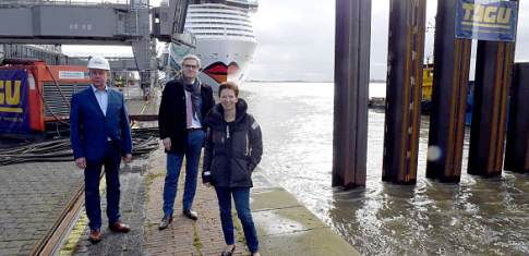 Baustart am Columbusbahnhof: 